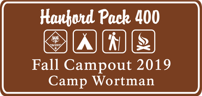 Pack 400 Fall Campout Logo 2019